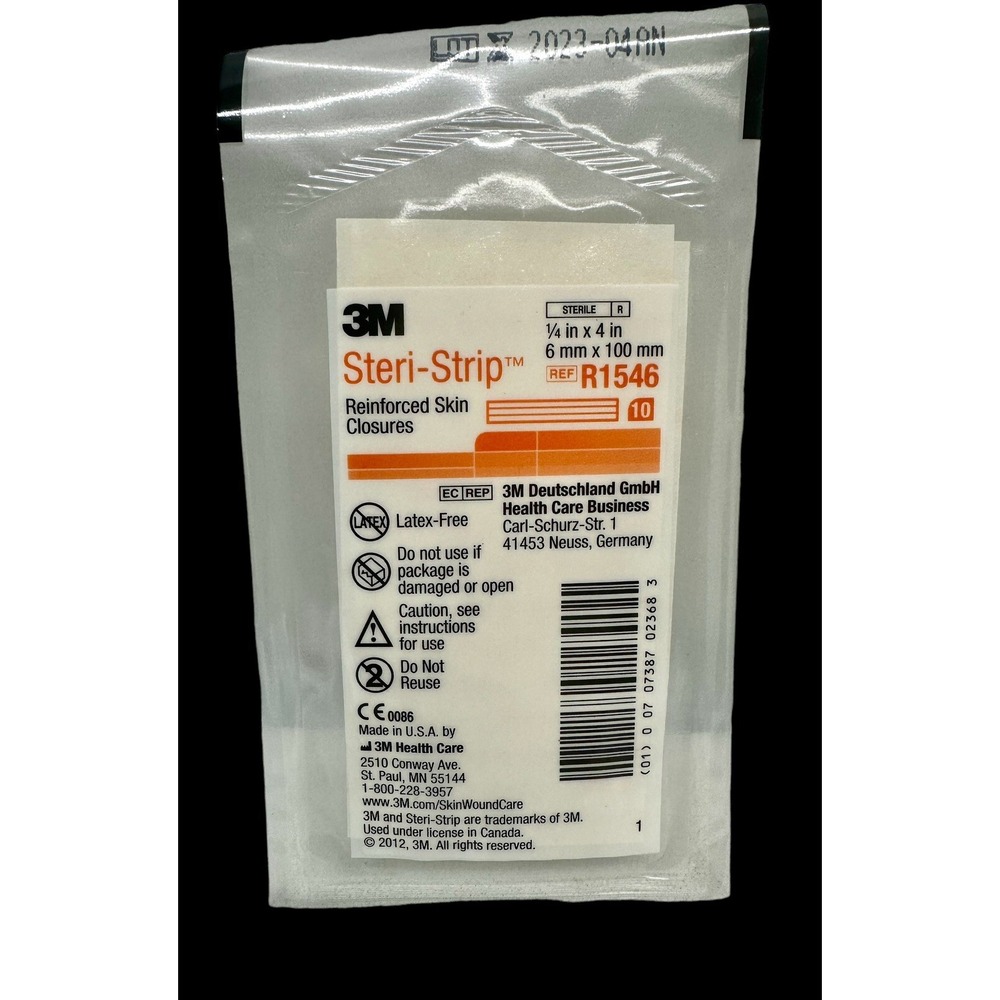Lot of 4 3M Steri-Strip‎ Reinforced Skin Closures R1546